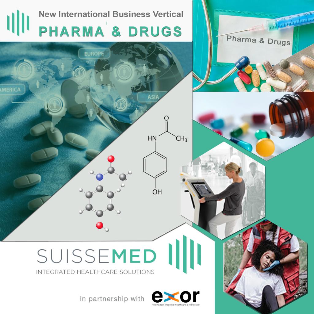 SuisseMed is proud to announce its new International Business Vertical: PHARMA & DRUGS